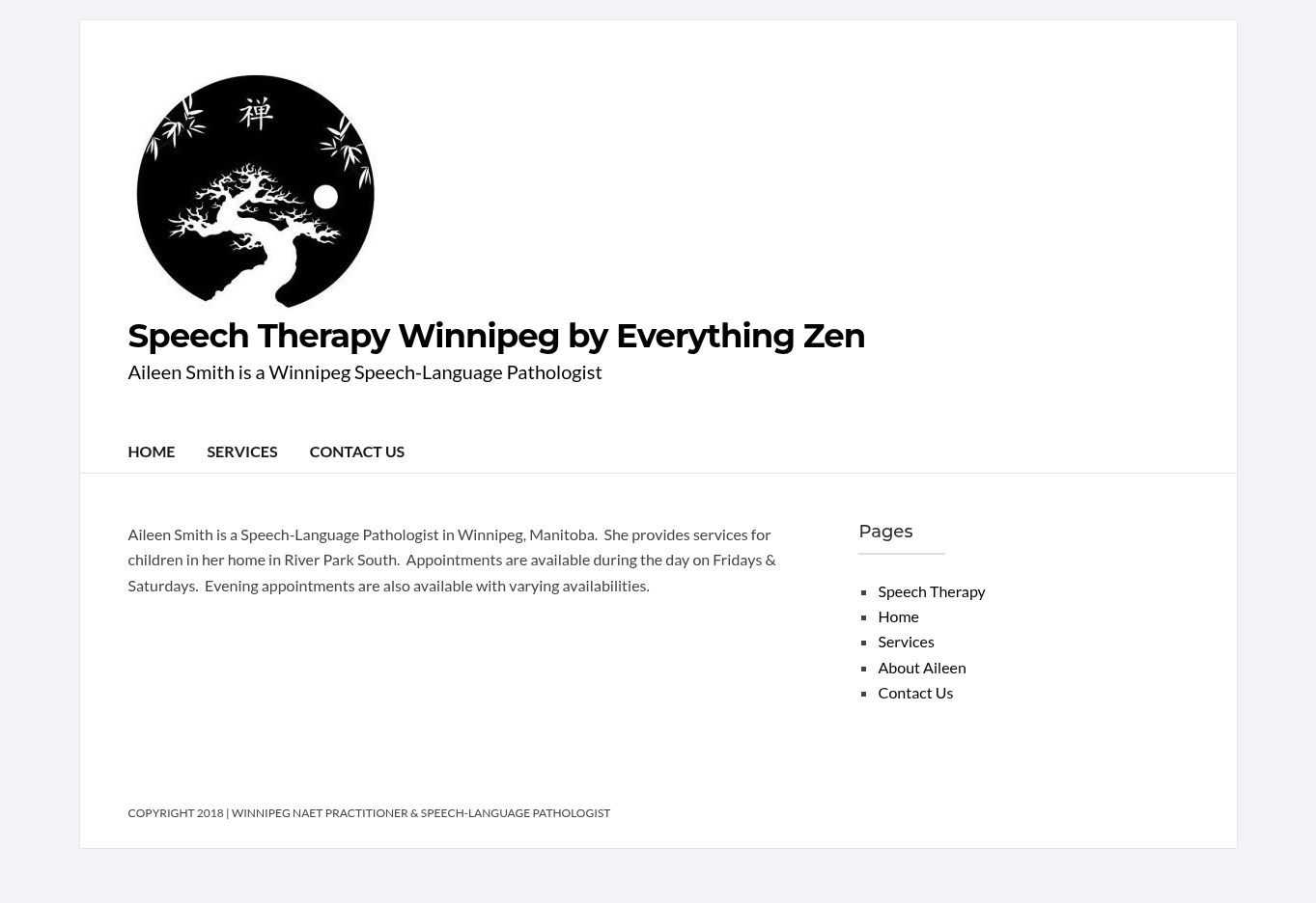 Everything Zen with Aileen homepage